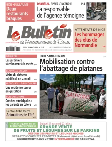 Le Bulletin de l'Arrondisement de Rouen - 19 Jul 2016