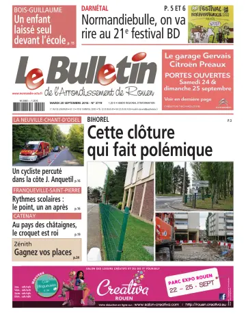 Le Bulletin de l'Arrondisement de Rouen - 20 Sep 2016