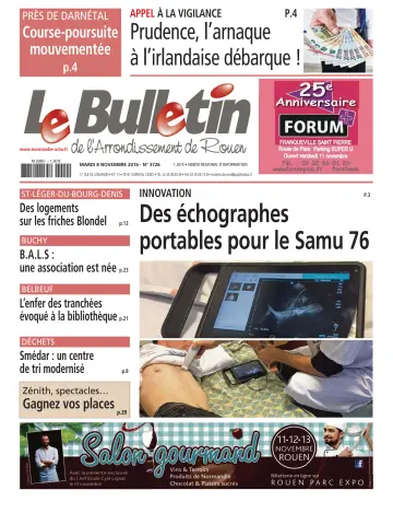 Le Bulletin de l'Arrondisement de Rouen - 8 Nov 2016