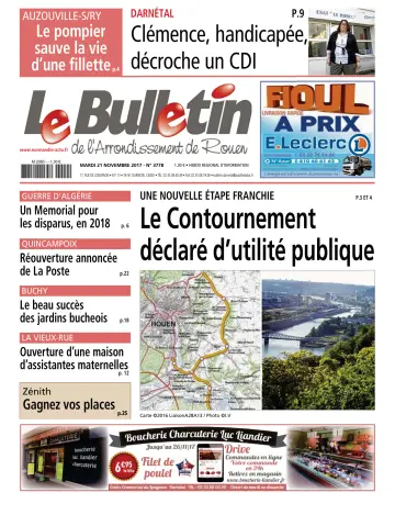 Le Bulletin de l'Arrondisement de Rouen - 21 Nov 2017