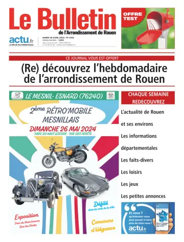 Le Bulletin de l'Arrondisement de Rouen - 30 Apr 2024