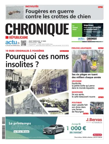 Chronique Républicaine - 07 março 2024