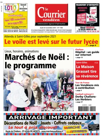 Le Courrier Vendéen - 23 Nov 2017
