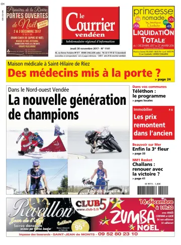 Le Courrier Vendéen - 30 Nov 2017