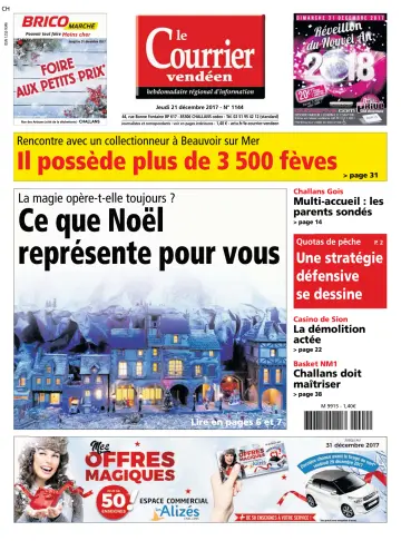 Le Courrier Vendéen - 21 Dec 2017