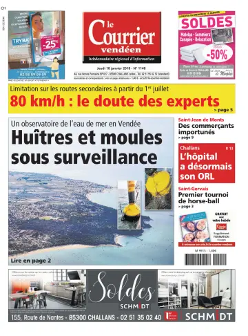 Le Courrier Vendéen - 18 Jan 2018
