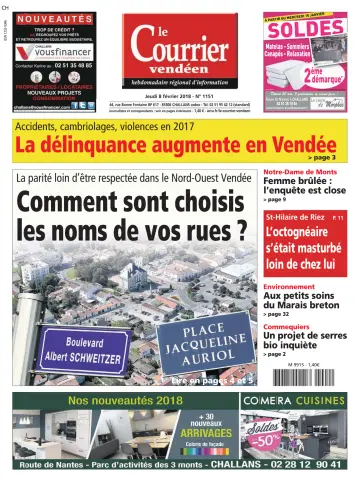 Le Courrier Vendéen - 8 Feb 2018