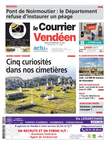 Le Courrier Vendéen - 26 Oct 2023