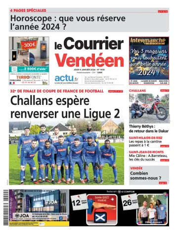 Le Courrier Vendéen - 4 Ion 2024