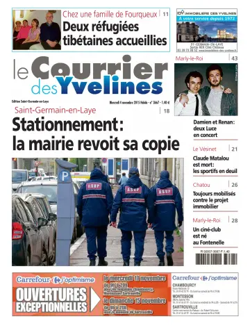 Le Courrier des Yvelines (Saint-Germain-en-Laye) - 4 Nov 2015