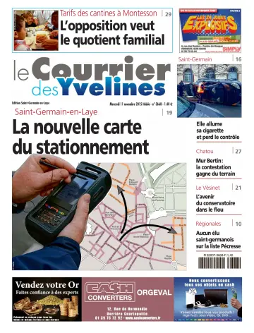 Le Courrier des Yvelines (Saint-Germain-en-Laye) - 11 nov. 2015