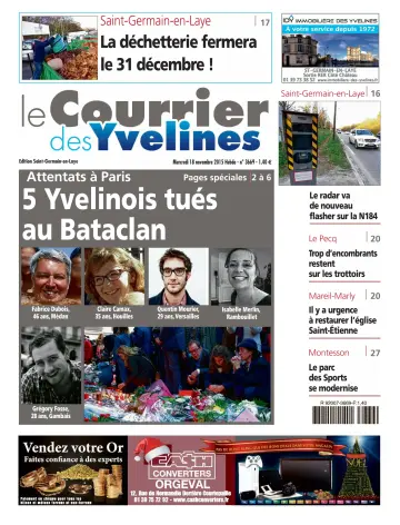 Le Courrier des Yvelines (Saint-Germain-en-Laye) - 18 Nov 2015