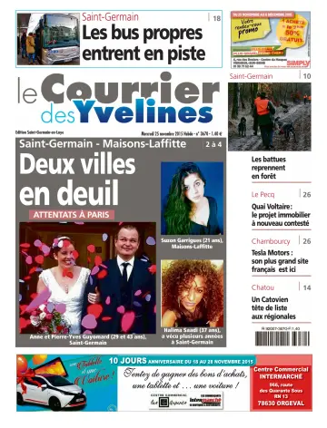 Le Courrier des Yvelines (Saint-Germain-en-Laye) - 25 ноя. 2015