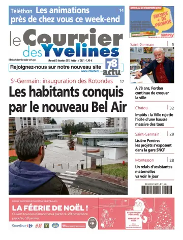 Le Courrier des Yvelines (Saint-Germain-en-Laye) - 2 Dec 2015