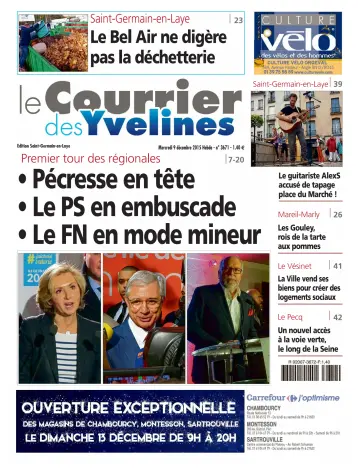 Le Courrier des Yvelines (Saint-Germain-en-Laye) - 9 Dec 2015