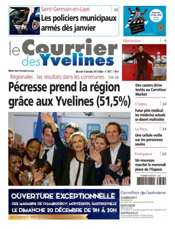 Le Courrier des Yvelines (Saint-Germain-en-Laye) - 16 dic. 2015