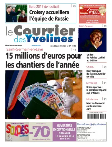Le Courrier des Yvelines (Saint-Germain-en-Laye) - 6 Jan 2016