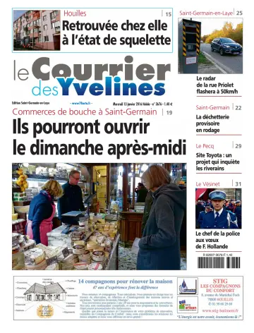 Le Courrier des Yvelines (Saint-Germain-en-Laye) - 13 Jan 2016