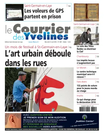 Le Courrier des Yvelines (Saint-Germain-en-Laye) - 27 Apr 2016