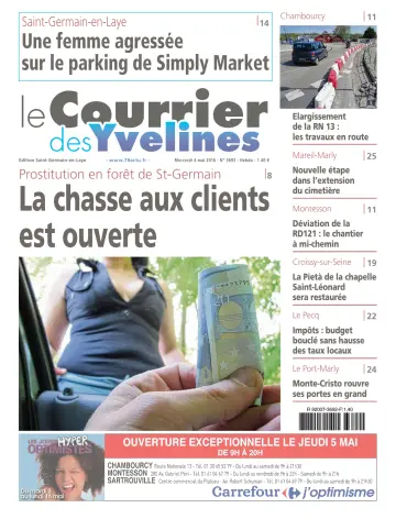 Le Courrier des Yvelines (Saint-Germain-en-Laye) - 4 May 2016