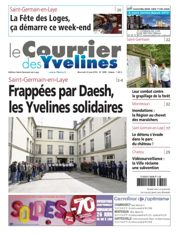 Le Courrier des Yvelines (Saint-Germain-en-Laye) - 22 Jun 2016