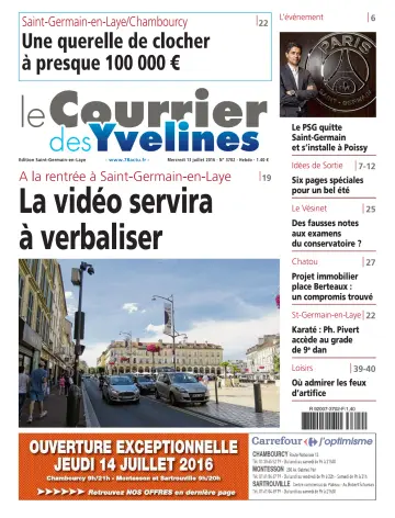 Le Courrier des Yvelines (Saint-Germain-en-Laye) - 13 июл. 2016
