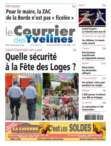 Le Courrier des Yvelines (Saint-Germain-en-Laye) - 27 июл. 2016