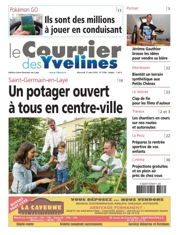 Le Courrier des Yvelines (Saint-Germain-en-Laye) - 17 авг. 2016
