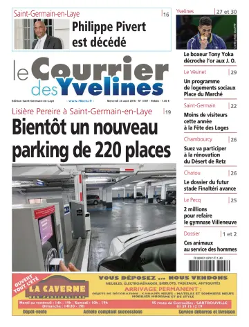 Le Courrier des Yvelines (Saint-Germain-en-Laye) - 24 Aug 2016