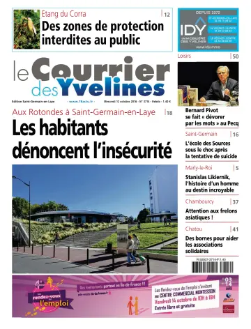 Le Courrier des Yvelines (Saint-Germain-en-Laye) - 12 окт. 2016