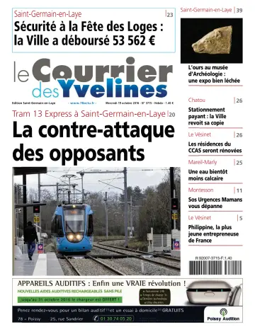 Le Courrier des Yvelines (Saint-Germain-en-Laye) - 19 Oct 2016