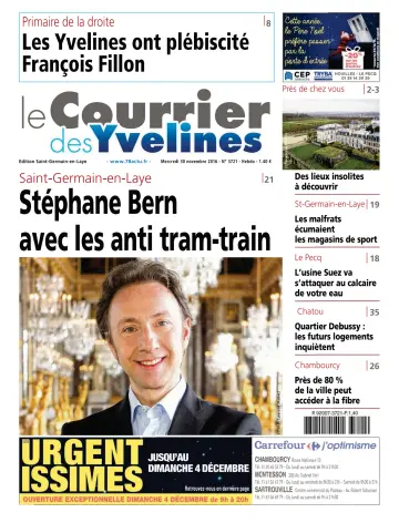 Le Courrier des Yvelines (Saint-Germain-en-Laye) - 30 Nov 2016