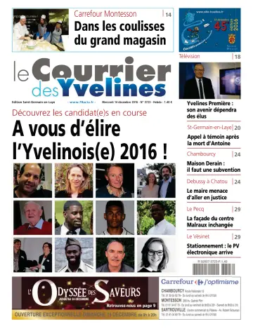 Le Courrier des Yvelines (Saint-Germain-en-Laye) - 14 дек. 2016