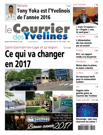 Le Courrier des Yvelines (Saint-Germain-en-Laye) - 4 Jan 2017