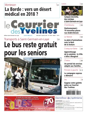 Le Courrier des Yvelines (Saint-Germain-en-Laye) - 11 enero 2017