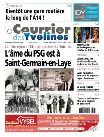 Le Courrier des Yvelines (Saint-Germain-en-Laye) - 18 Jan 2017