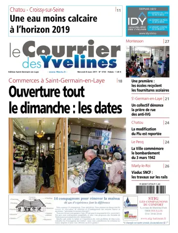 Le Courrier des Yvelines (Saint-Germain-en-Laye) - 08 мар. 2017