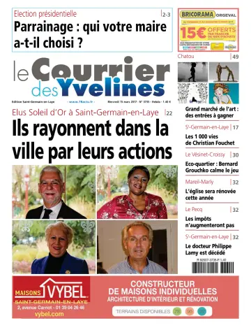 Le Courrier des Yvelines (Saint-Germain-en-Laye) - 15 мар. 2017