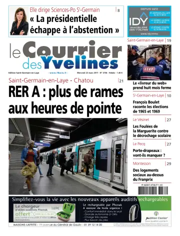 Le Courrier des Yvelines (Saint-Germain-en-Laye) - 22 Mar 2017