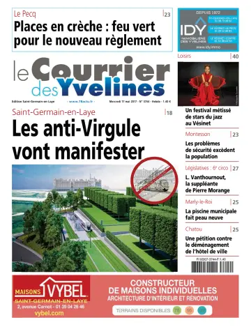 Le Courrier des Yvelines (Saint-Germain-en-Laye) - 17 mayo 2017
