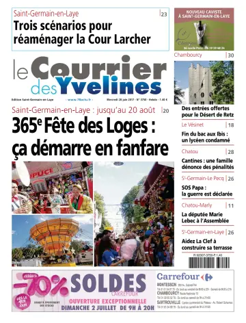 Le Courrier des Yvelines (Saint-Germain-en-Laye) - 28 июн. 2017