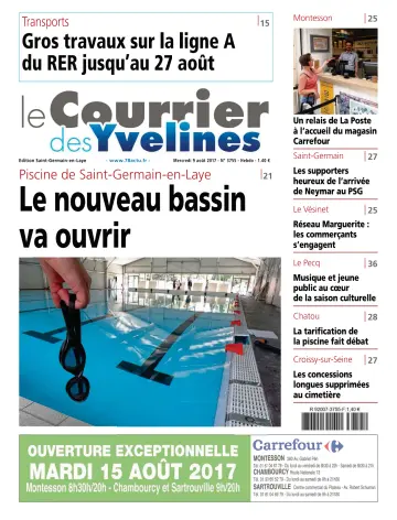 Le Courrier des Yvelines (Saint-Germain-en-Laye) - 09 авг. 2017