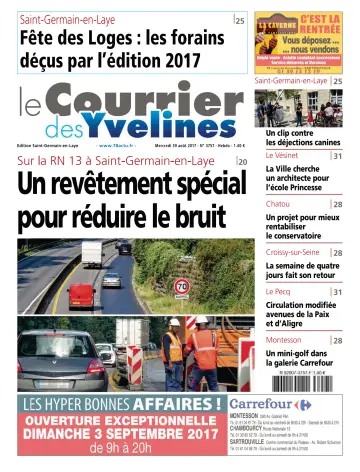 Le Courrier des Yvelines (Saint-Germain-en-Laye) - 30 авг. 2017