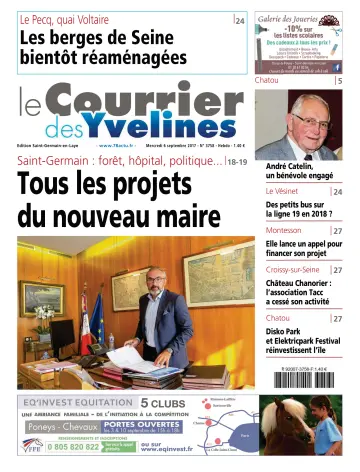 Le Courrier des Yvelines (Saint-Germain-en-Laye) - 6 Sep 2017