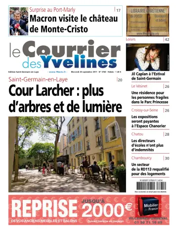Le Courrier des Yvelines (Saint-Germain-en-Laye) - 20 Sep 2017