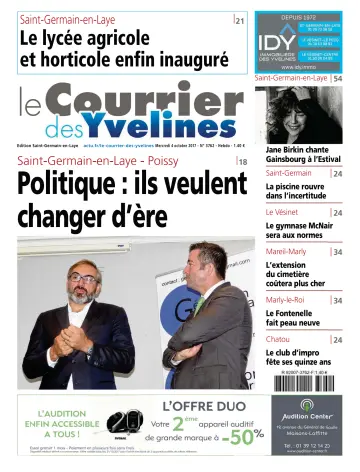 Le Courrier des Yvelines (Saint-Germain-en-Laye) - 04 oct. 2017
