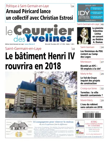 Le Courrier des Yvelines (Saint-Germain-en-Laye) - 18 Oct 2017