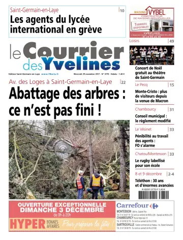 Le Courrier des Yvelines (Saint-Germain-en-Laye) - 29 Nov 2017