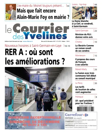 Le Courrier des Yvelines (Saint-Germain-en-Laye) - 20 Dec 2017