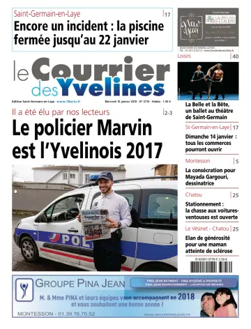 Le Courrier des Yvelines (Saint-Germain-en-Laye) - 10 Jan 2018